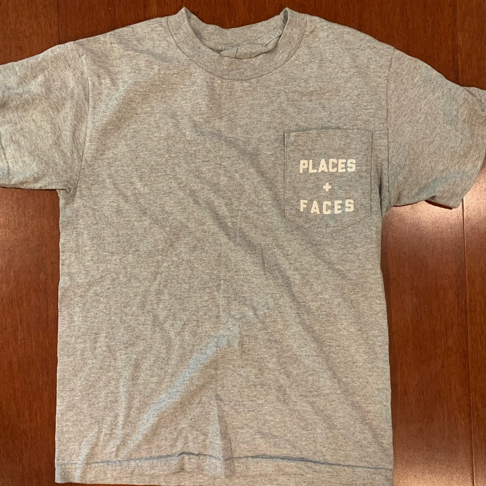 Places + Faces T-Shirt ( Grey)